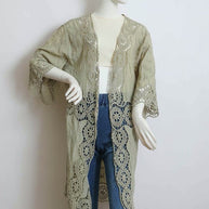 Crochet Open Patch Longline Kimono-Leto Accessories-[option4]-[option5]-[option6]-[option7]-[option8]-Shop-Boutique-Clothing-for-Women-Online