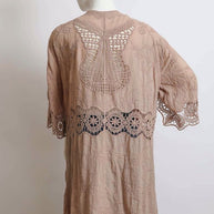 Crochet Open Patch Longline Kimono-Leto Accessories-[option4]-[option5]-[option6]-[option7]-[option8]-Shop-Boutique-Clothing-for-Women-Online