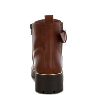 Antorin Chunky Buckle Detail Ankle Boots-Rag Company-[option4]-[option5]-[option6]-[option7]-[option8]-Shop-Boutique-Clothing-for-Women-Online