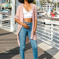 Scallop Lace Trim Kimono-Leto Accessories-[option4]-[option5]-[option6]-[option7]-[option8]-Shop-Boutique-Clothing-for-Women-Online