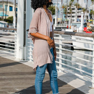 Scallop Lace Trim Kimono-Leto Accessories-[option4]-[option5]-[option6]-[option7]-[option8]-Shop-Boutique-Clothing-for-Women-Online