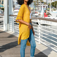 Scallop Lace Trim Kimono-Leto Accessories-[option4]-[option5]-[option6]-[option7]-[option8]-Shop-Boutique-Clothing-for-Women-Online