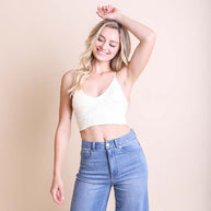 Seamless Padded Textured Brami-Leto Accessories-Ivory-XS/S-[option4]-[option5]-[option6]-[option7]-[option8]-Shop-Boutique-Clothing-for-Women-Online