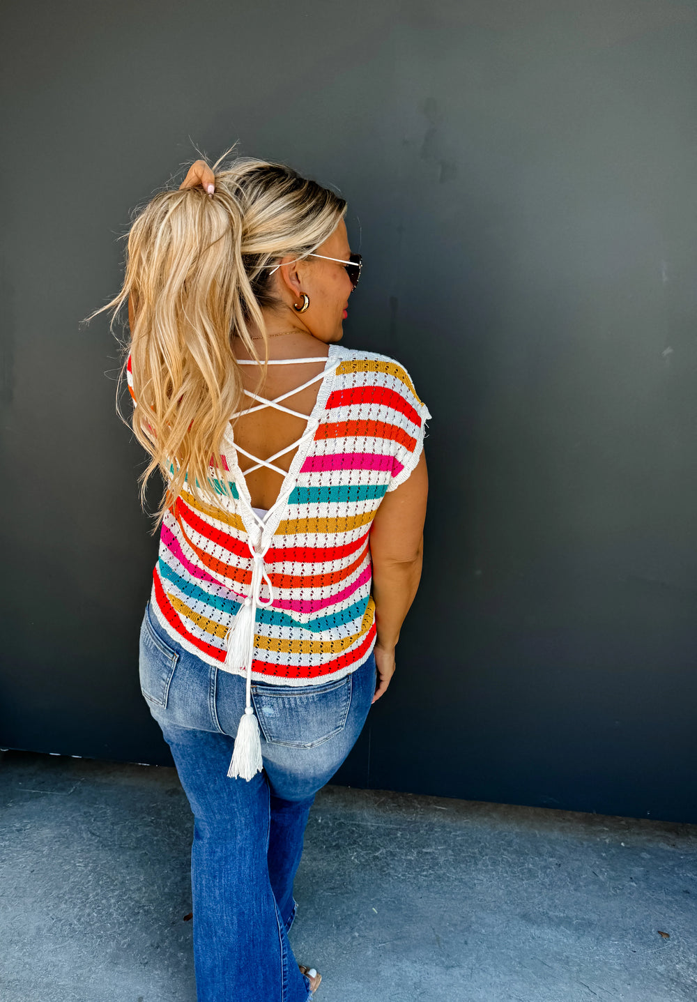 PREORDER: Blakeley Cali Girl Knit Top-The Bee Chic Boutique-[option4]-[option5]-[option6]-[option7]-[option8]-Shop-Boutique-Clothing-for-Women-Online