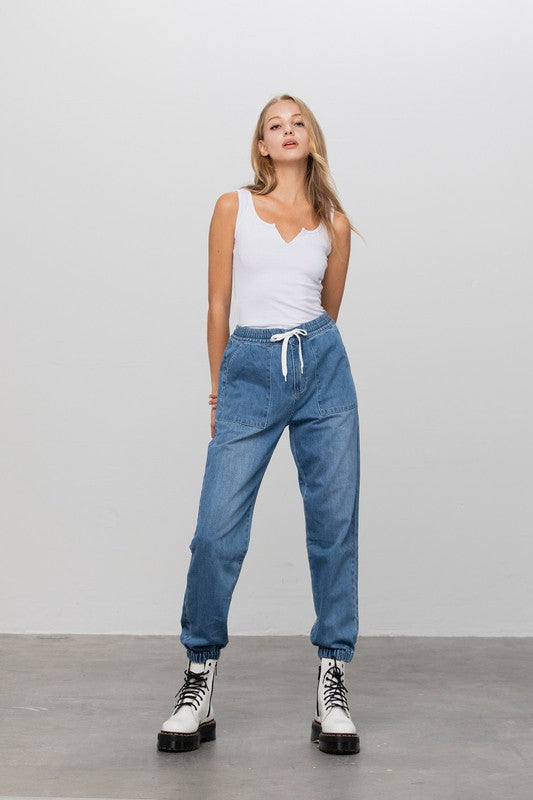 EASY PREMIUM JOGGER PANT-Denim Lab USA-[option4]-[option5]-[option6]-[option7]-[option8]-Shop-Boutique-Clothing-for-Women-Online