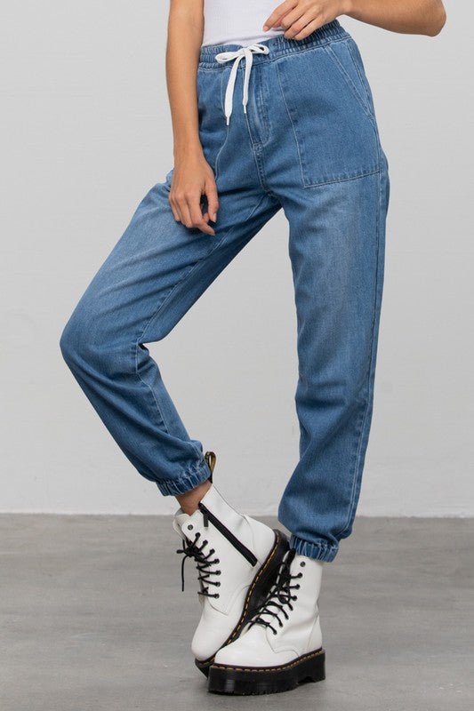 EASY PREMIUM JOGGER PANT-Denim Lab USA-[option4]-[option5]-[option6]-[option7]-[option8]-Shop-Boutique-Clothing-for-Women-Online