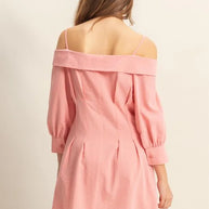 HYFVE Button Down Spaghetti Strap Mini Dress with Pockets-Dresses-Trendsi-[option4]-[option5]-[option6]-[option7]-[option8]-Shop-Boutique-Clothing-for-Women-Online