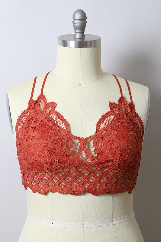 X-Large Padded Crochet Lace Longline Bralette-Leto Accessories-[option4]-[option5]-[option6]-[option7]-[option8]-Shop-Boutique-Clothing-for-Women-Online