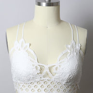 X-Large Padded Crochet Lace Longline Bralette-Leto Accessories-[option4]-[option5]-[option6]-[option7]-[option8]-Shop-Boutique-Clothing-for-Women-Online