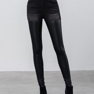 High Rise Leather Denim Skinny Pants-Denim Lab USA-[option4]-[option5]-[option6]-[option7]-[option8]-Shop-Boutique-Clothing-for-Women-Online