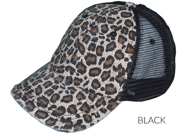 Leopard Messy Bun Hat-Dani & Em-[option4]-[option5]-[option6]-[option7]-[option8]-Shop-Boutique-Clothing-for-Women-Online