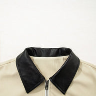 Textured Zip-Up Collared Faux Leather Jacket-JUNIPER BLVD-[option4]-[option5]-[option6]-[option7]-[option8]-Shop-Boutique-Clothing-for-Women-Online