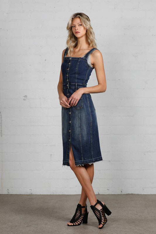 DENIM OVERALLDRESS-Denim Lab USA-[option4]-[option5]-[option6]-[option7]-[option8]-Shop-Boutique-Clothing-for-Women-Online