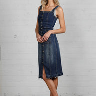 DENIM OVERALLDRESS-Denim Lab USA-[option4]-[option5]-[option6]-[option7]-[option8]-Shop-Boutique-Clothing-for-Women-Online