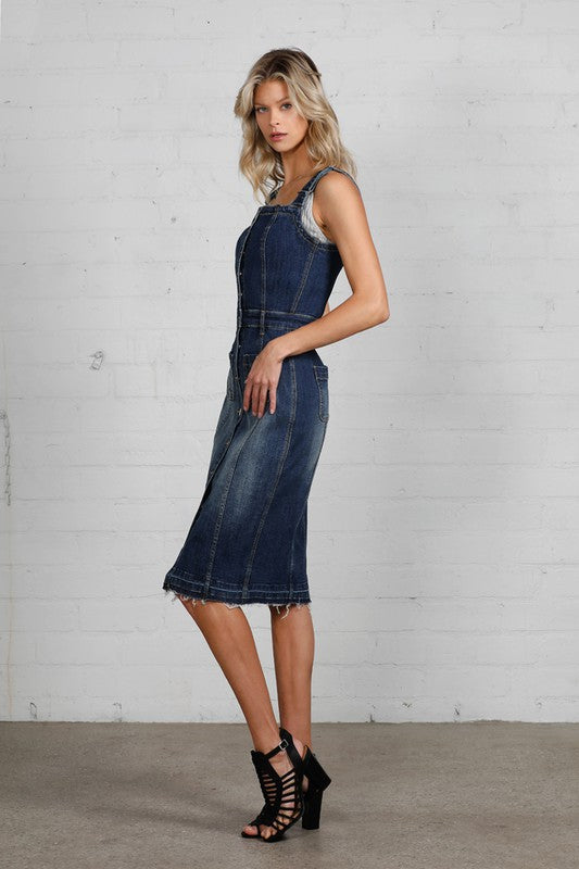 DENIM OVERALLDRESS-Denim Lab USA-[option4]-[option5]-[option6]-[option7]-[option8]-Shop-Boutique-Clothing-for-Women-Online