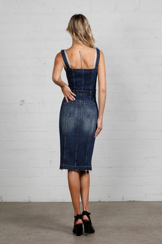 DENIM OVERALLDRESS-Denim Lab USA-[option4]-[option5]-[option6]-[option7]-[option8]-Shop-Boutique-Clothing-for-Women-Online