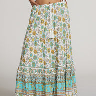 Printed maxi skirt-Miss Sparkling-GREEN MULTI-S-[option4]-[option5]-[option6]-[option7]-[option8]-Shop-Boutique-Clothing-for-Women-Online