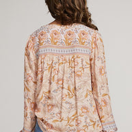 Floral print tunic-Miss Sparkling-[option4]-[option5]-[option6]-[option7]-[option8]-Shop-Boutique-Clothing-for-Women-Online