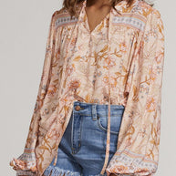 Floral print tunic-Miss Sparkling-[option4]-[option5]-[option6]-[option7]-[option8]-Shop-Boutique-Clothing-for-Women-Online