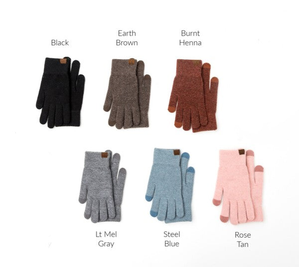 CC Cashmere Blend Touch Gloves-Aili's Corner-[option4]-[option5]-[option6]-[option7]-[option8]-Shop-Boutique-Clothing-for-Women-Online