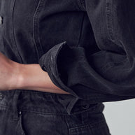 High Waist Flap Pocket Half Button Denim Jumpsuit-Denim Lab USA-[option4]-[option5]-[option6]-[option7]-[option8]-Shop-Boutique-Clothing-for-Women-Online