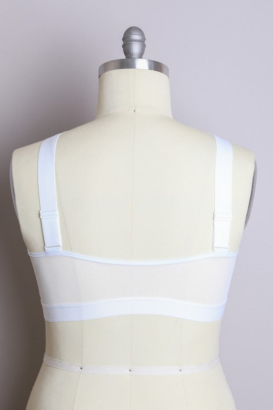 Cross Front Bralette Plus Size-Leto Accessories-[option4]-[option5]-[option6]-[option7]-[option8]-Shop-Boutique-Clothing-for-Women-Online