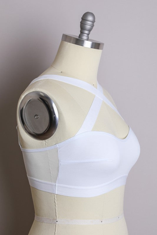 Cross Front Bralette Plus Size-Leto Accessories-[option4]-[option5]-[option6]-[option7]-[option8]-Shop-Boutique-Clothing-for-Women-Online