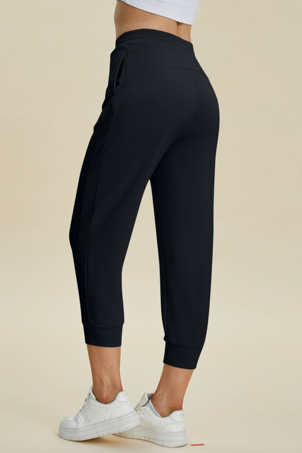 Basic Bae Air Scuba Drawstring High Waist Cropped Jogger Pants-Trendsi-[option4]-[option5]-[option6]-[option7]-[option8]-Shop-Boutique-Clothing-for-Women-Online