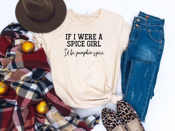 If I Were a Spice Girl I'd be Pumpkin Spice Tee Plus Size-Ocean and 7th-Cream-2X-[option4]-[option5]-[option6]-[option7]-[option8]-Shop-Boutique-Clothing-for-Women-Online