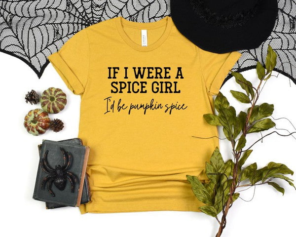 If I Were a Spice Girl I'd be Pumpkin Spice Tee-Ocean and 7th-Heather Mustard-L-[option4]-[option5]-[option6]-[option7]-[option8]-Shop-Boutique-Clothing-for-Women-Online