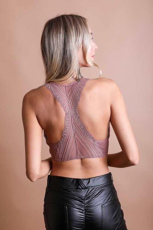 Seamless Front Lace Racerback Bralette-Leto Accessories-[option4]-[option5]-[option6]-[option7]-[option8]-Shop-Boutique-Clothing-for-Women-Online