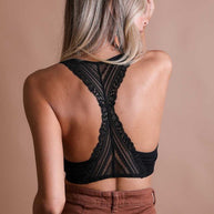 Seamless Front Lace Racerback Bralette-Leto Accessories-[option4]-[option5]-[option6]-[option7]-[option8]-Shop-Boutique-Clothing-for-Women-Online