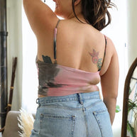 Plus Size Tie Dye Mesh Keyhole Front Brami Top-Leto Accessories-[option4]-[option5]-[option6]-[option7]-[option8]-Shop-Boutique-Clothing-for-Women-Online