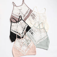 Crochet Lace High Neck Bralette-Leto Accessories-[option4]-[option5]-[option6]-[option7]-[option8]-Shop-Boutique-Clothing-for-Women-Online