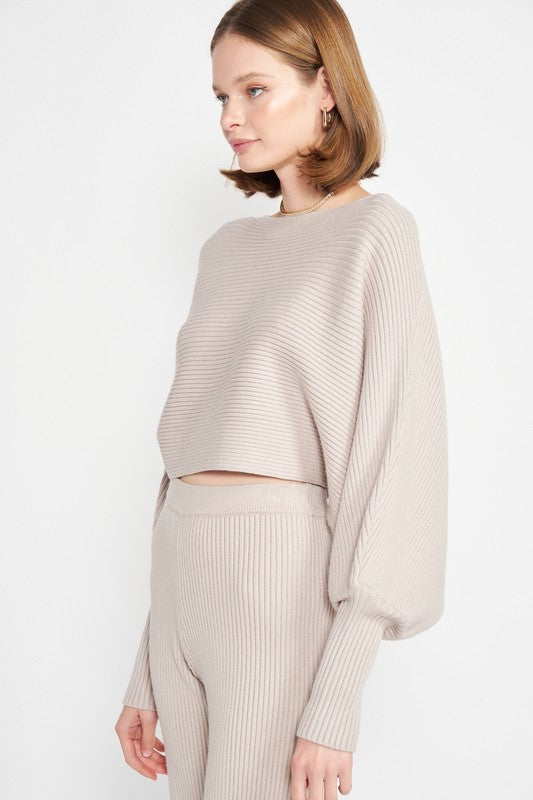 DOLMAN SLEEVE CROPPED SWEATER-Emory Park-[option4]-[option5]-[option6]-[option7]-[option8]-Shop-Boutique-Clothing-for-Women-Online