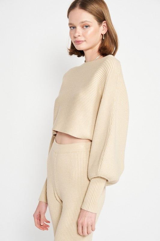 DOLMAN SLEEVE CROPPED SWEATER-Emory Park-[option4]-[option5]-[option6]-[option7]-[option8]-Shop-Boutique-Clothing-for-Women-Online