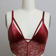 Velvet longline Lace Bralette-Leto Accessories-[option4]-[option5]-[option6]-[option7]-[option8]-Shop-Boutique-Clothing-for-Women-Online