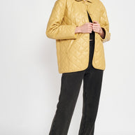 QUILTED PU BUTTON DOWN JACKET-Emory Park-[option4]-[option5]-[option6]-[option7]-[option8]-Shop-Boutique-Clothing-for-Women-Online