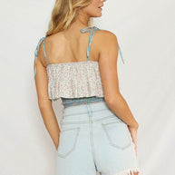 Smocked floral cropped tank top-Miss Sparkling-[option4]-[option5]-[option6]-[option7]-[option8]-Shop-Boutique-Clothing-for-Women-Online