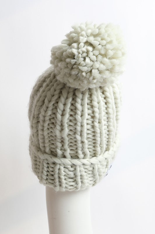 Soft Chunky Cable Knit Beanie-Leto Accessories-[option4]-[option5]-[option6]-[option7]-[option8]-Shop-Boutique-Clothing-for-Women-Online