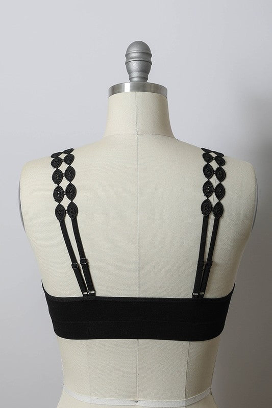 Boho Eye Lace Applique Bralette-Leto Accessories-[option4]-[option5]-[option6]-[option7]-[option8]-Shop-Boutique-Clothing-for-Women-Online