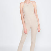 HALTER NECK JUMPSUIT WITH OPEN BACK-Emory Park-[option4]-[option5]-[option6]-[option7]-[option8]-Shop-Boutique-Clothing-for-Women-Online