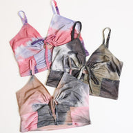 Plus Size Tie Dye Mesh Keyhole Front Brami Top-Leto Accessories-[option4]-[option5]-[option6]-[option7]-[option8]-Shop-Boutique-Clothing-for-Women-Online