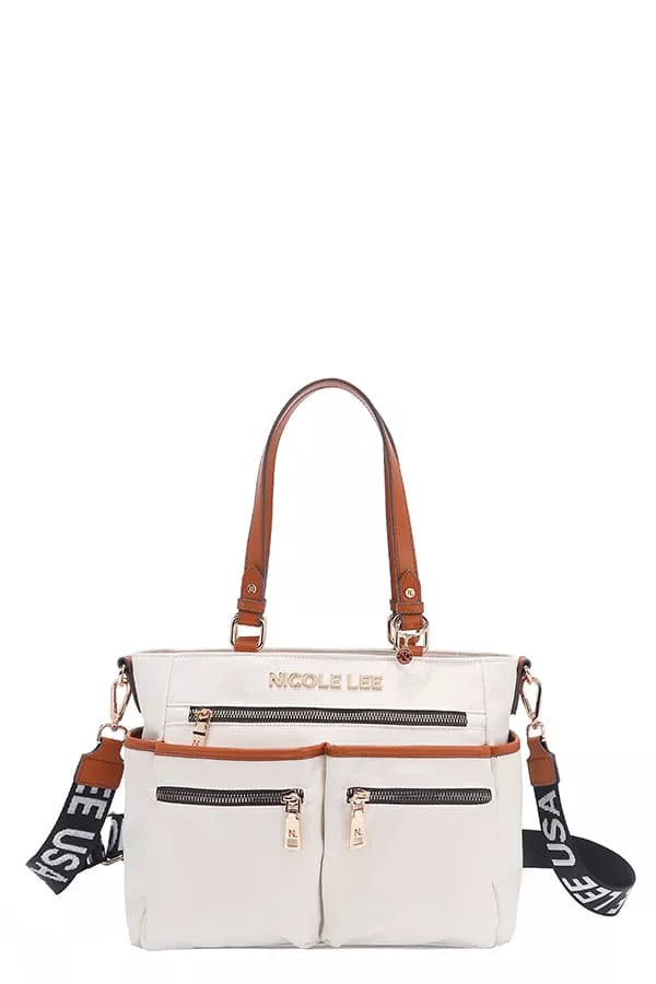 Nicole Lee USA Multi-Compartment Convertible Tote Bag-Bags-Trendsi-[option4]-[option5]-[option6]-[option7]-[option8]-Shop-Boutique-Clothing-for-Women-Online