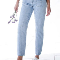 Patched Pocket Boyfriend Jeans-Denim Lab USA-[option4]-[option5]-[option6]-[option7]-[option8]-Shop-Boutique-Clothing-for-Women-Online