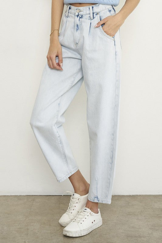 High Rise Balloon Slouch Jeans-Denim Lab USA-[option4]-[option5]-[option6]-[option7]-[option8]-Shop-Boutique-Clothing-for-Women-Online