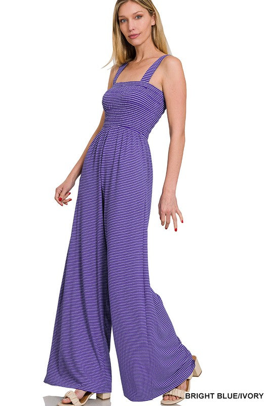 Zenana Smocked Top Striped Jumpsuit-ZENANA-BRIGHT BLUE/IVORY-S-[option4]-[option5]-[option6]-[option7]-[option8]-Shop-Boutique-Clothing-for-Women-Online