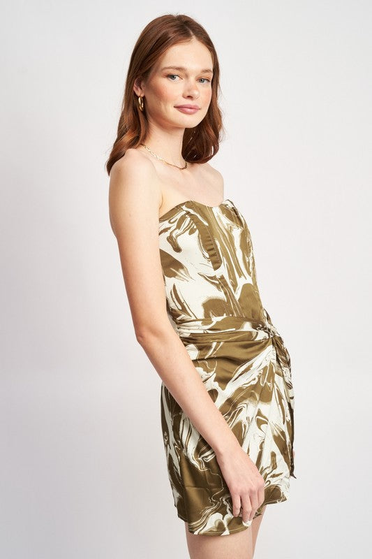 BUSTIER MINI DRESS WITH WAIST TIE-Emory Park-[option4]-[option5]-[option6]-[option7]-[option8]-Shop-Boutique-Clothing-for-Women-Online