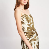 BUSTIER MINI DRESS WITH WAIST TIE-Emory Park-[option4]-[option5]-[option6]-[option7]-[option8]-Shop-Boutique-Clothing-for-Women-Online