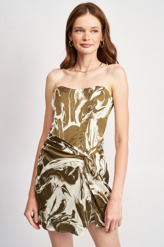 BUSTIER MINI DRESS WITH WAIST TIE-Emory Park-[option4]-[option5]-[option6]-[option7]-[option8]-Shop-Boutique-Clothing-for-Women-Online